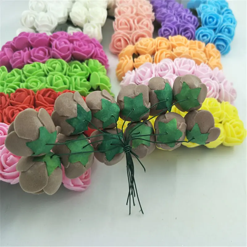144 шт. искусственные розы из пенопласта 2 см|foam rose artificial flowers|fake flowerroses flowers |
