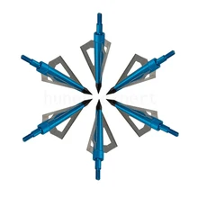 Huntingdoor 12 Упак. 3 фиксированные лезвия наконечники для стрельбы из лука зернистость 125 наконечник стрелы для охоты стрелки-указатели для соединения лук и арбалет