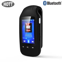 HOTT Клип Спорт Мини аудио Bluetooth Mp3 плеер Музыка Mp-3 Mp 3 с экраном Hifi Flac Usb 8 ГБ Цифровой FM радио модуль без потерь