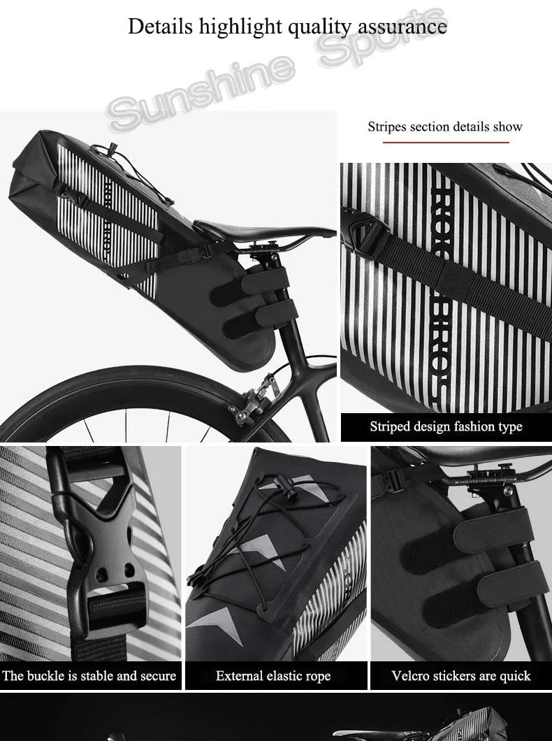 Discount Rockbros 10L/14L Road Mountain Bike Bag Waterproof Cycling Rear Seat Travel Bag Bicycle Saddle Bag Pack Pannier Bike Accessories 19 Discount Rockbros 10L/14L Road Mountain Bike Bag Waterproof Cycling Rear Seat Travel Bag Bicycle Saddle Bag Pack Pannier Bike Accessories 19