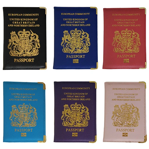 

Fashion Faux Leather Passport ID Credit Card Cover Holder Case Travel Protect