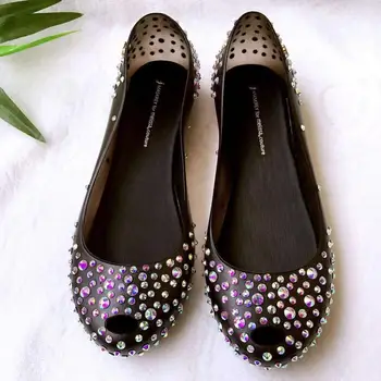 

Melissa Women Sweet Diamonds 2020 New Women Flat Sandals Melissa Women Shoes Stone Shoes Jelly Sandals Jelly Shoes