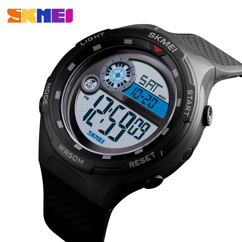 Спортивные часы для мужские граф подпушка водостойкие модные цифровые мужские наручные часы Relogio Masculino SKMEI