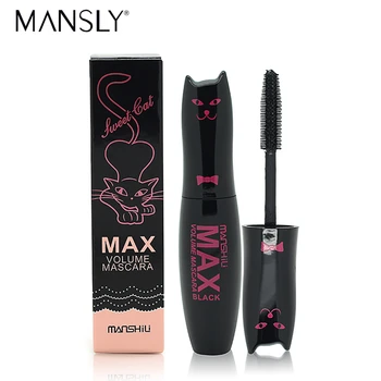 

Hot Sexy Cute Cat Max Black Volume Curling Mascara Makeup Waterproof Lash Extension Thick Lengthening Mascara Eyes Cosmetics