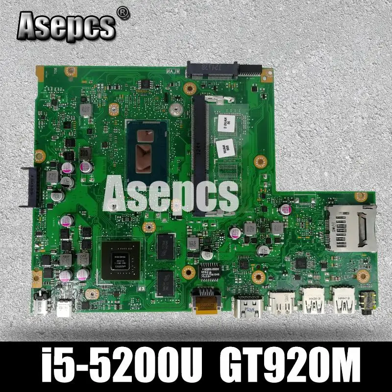 Asepcs X540LJ материнская плата для ноутбука ASUS X540LJ X540L F540L X540 тестовая оригинальная материнская плата I5-5200U GT920M