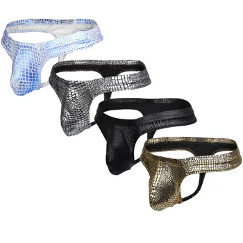 

Men Underwear Snake Fabric briefs Sexy men brief slips cueca masculina Male panties Low-waist gay Underwear ropa interior hombre