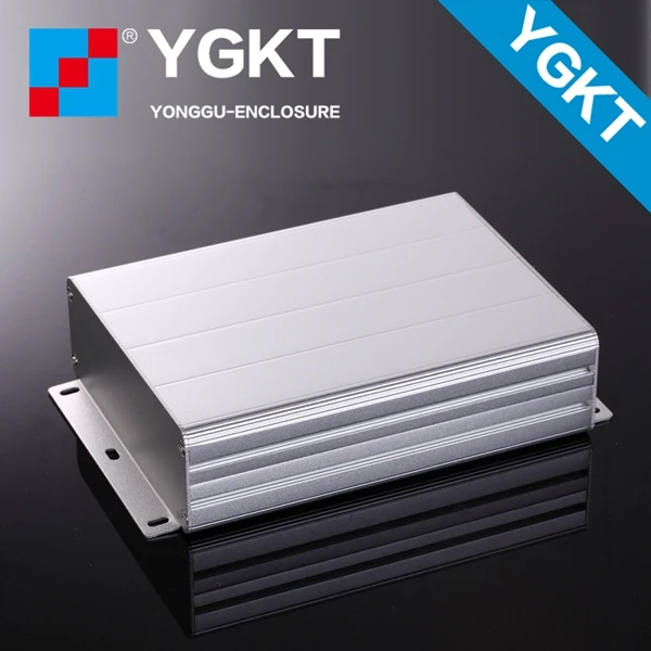 

YGS-014 122*45-160mm (WxH-D) aodizing silver color aluminum heatsink /aluminum extrusion enclosure