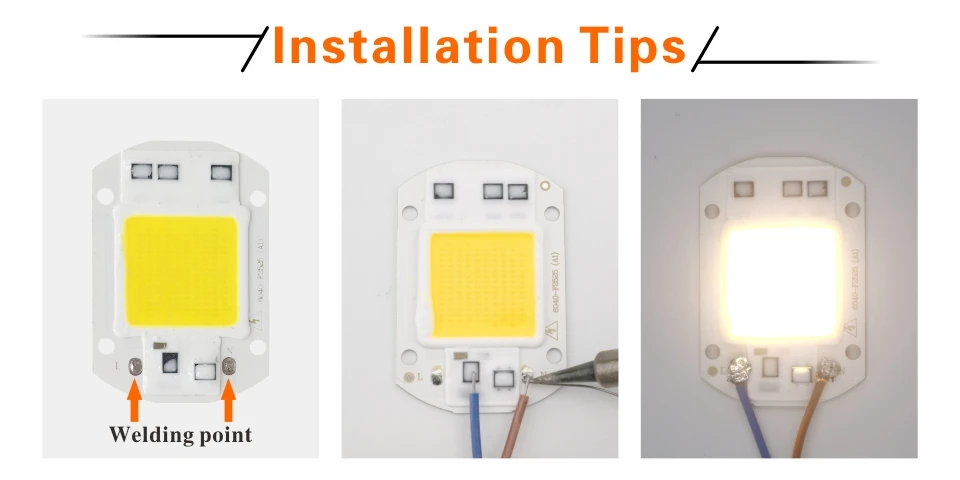 Светодиодная лампада с чипом attuso COB 220V Smart IC, без необходимости драйвера, светодиодная лампа для прожектора 10 Вт 20 Вт 30 Вт 50 Вт Diy освещение