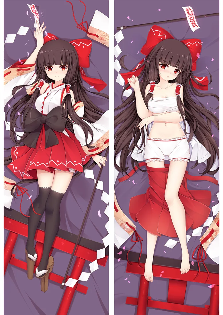Обувь в стиле героя аниме рейму Хакурей Touhou Project подушка для всего тела крышка
