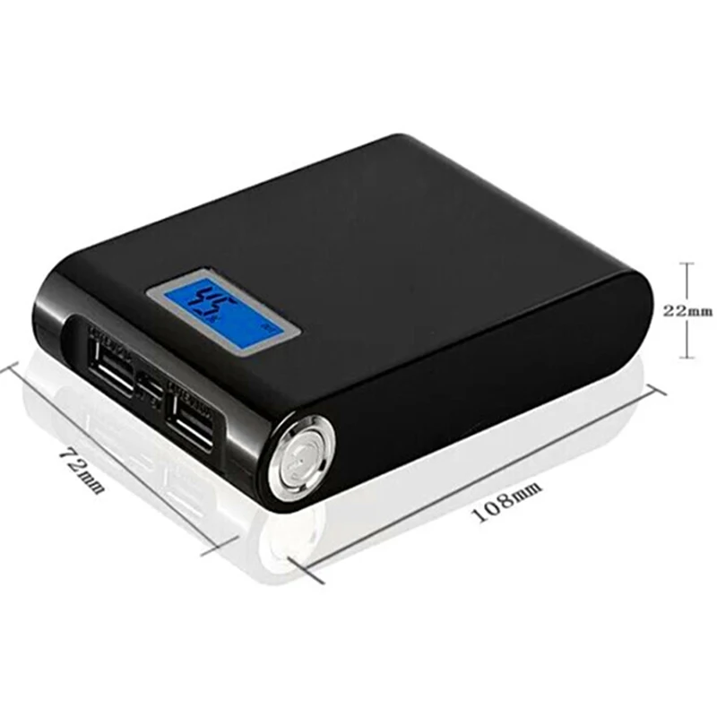 18650 Battery Charger Case DIY Box For Phone Battery Storage Boxes Shells 5V 12000mah Dual USB Power Bank 18650 Battery Charger Case DIY Box For Phone Battery Storage Boxes Shells 5V 12000mah Dual USB Power Bank
