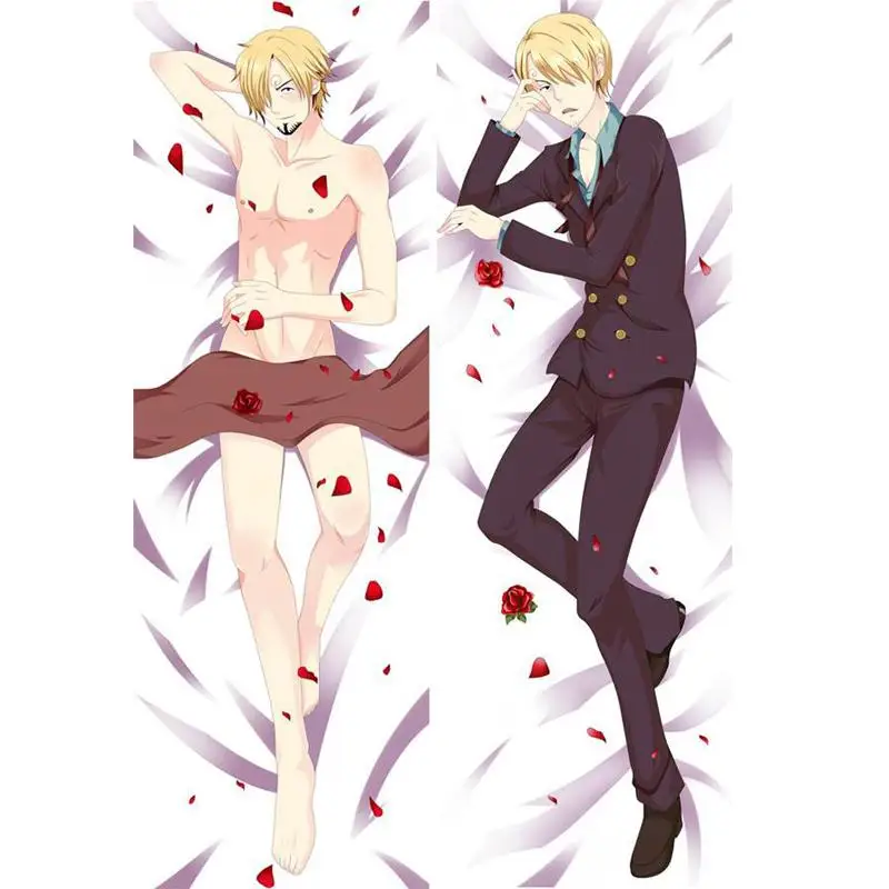 

Cute Japanese Cool Anime Pillowcase One Piece Sanji Throw Girl Otaku Dakimakura Gift Bedding Hugging Body Pillow Case 150x50 CM