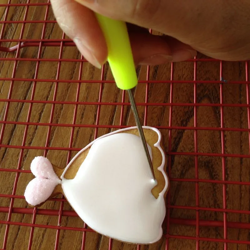

New 1pcs Biscuit Needle Cake Tester Baking Tools Stainless Steel Biscuit Icing Sugar Needle Baking & Pastry Tools