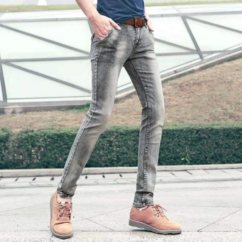 grey jeans look men