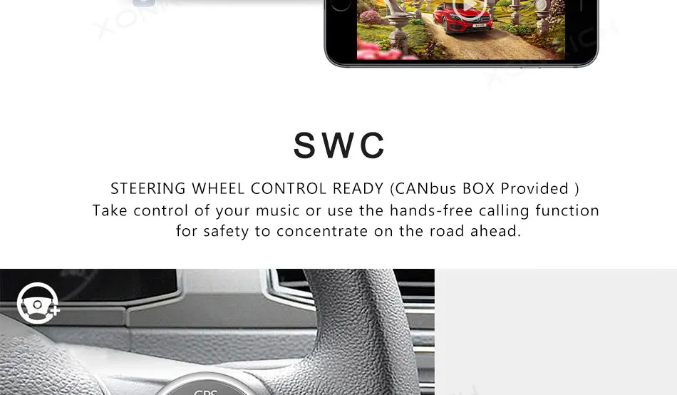 Excellent Xonrich Android 8.1 2G Car GPS For Lada Vesta Radio Stereo Navigation Audio Multimedia NO DVD Player Head Unit Wifi 4G SWC OBD2 5
