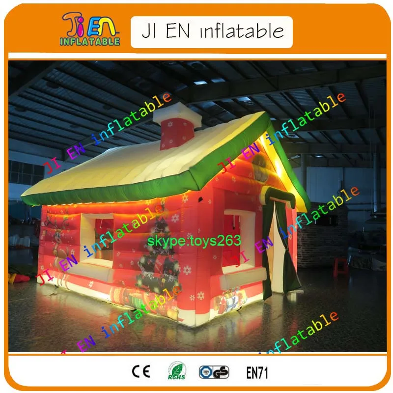 Free-air-ship-to-door-4-3-3M-13-10-10ft-inflatable-christmas-house-giant-inflatable (1)