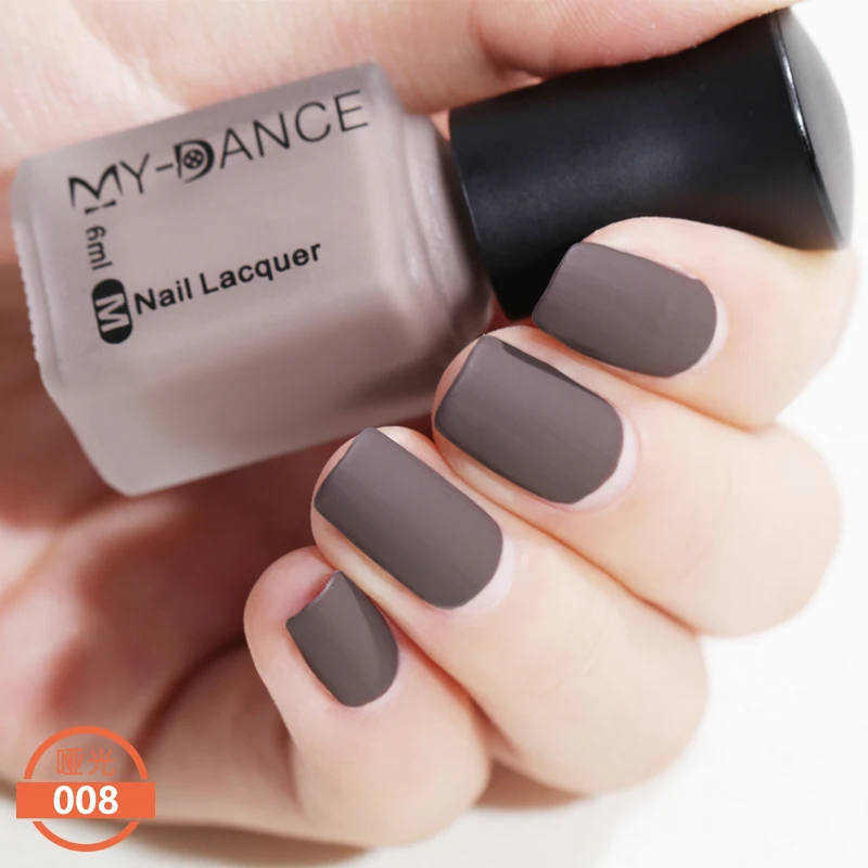 Mydance サテンつや消しジェルネイルポリッシュ長期的なネイルアート