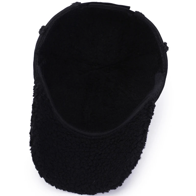 Thicken Winter Baseball Cap Warm Bone Men Women Wool Snapback Thermal Adjustable Truker Cap Dad Hat Sport Casquette CP0308 (10)