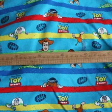 50*175 М, вязанная хлопковая ткань с героями мультфильмов для шитья, стеганая Лоскутная юбка-рубашка для маленьких девочек, текстильная ткань