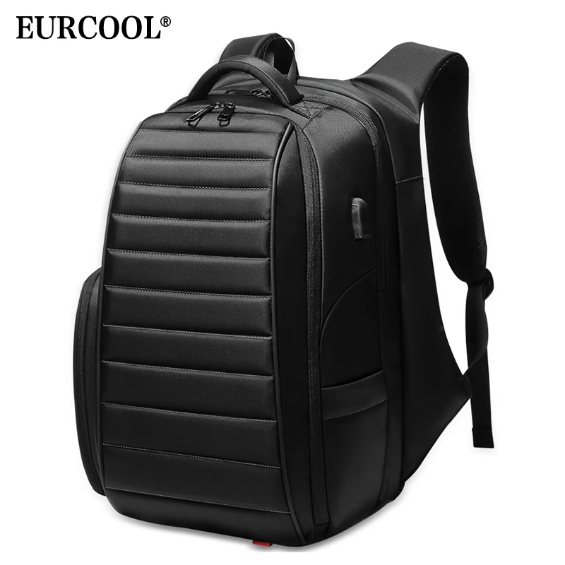 

EURCOOL Large Capacity Travel Backpack Men for Teenager Male Mochila Water Repellent Laptop Backpacks Multifunction n0008
