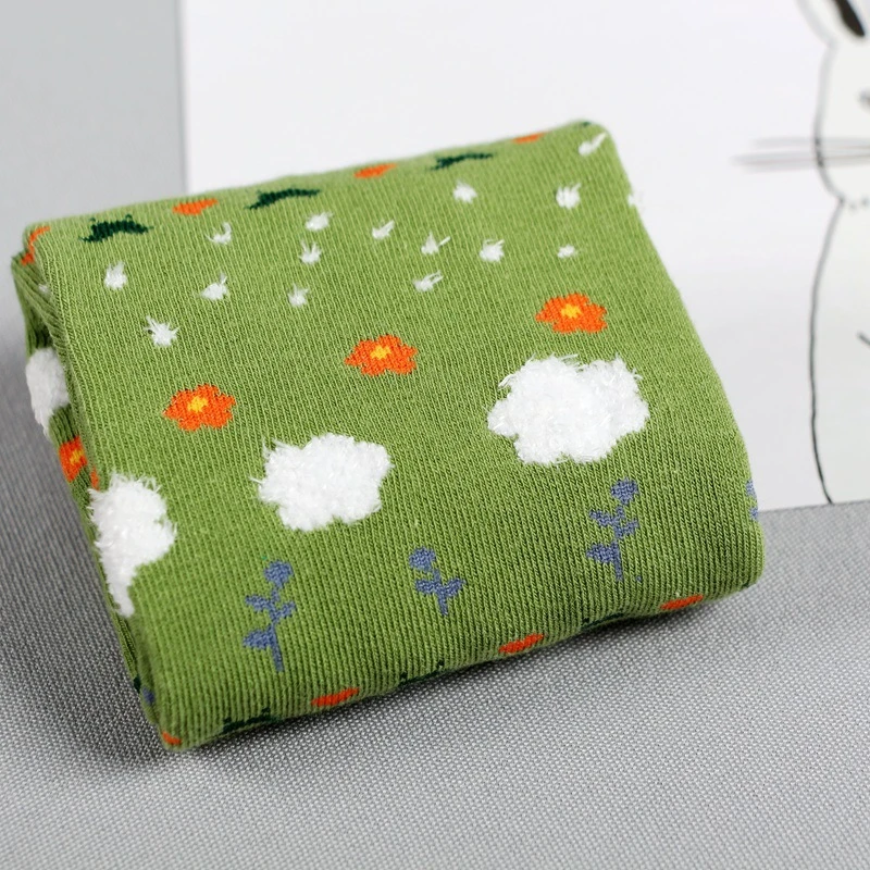 Creative Cute Cartoon Animals Bees Printed Socks School Girls Women Pure Cotton Soft Breathable Kawaii Socks for Spring Summer Creative Cute Cartoon Animals Bees Printed Socks School Girls Women Pure Cotton Soft Breathable Kawaii Socks for Spring Summer