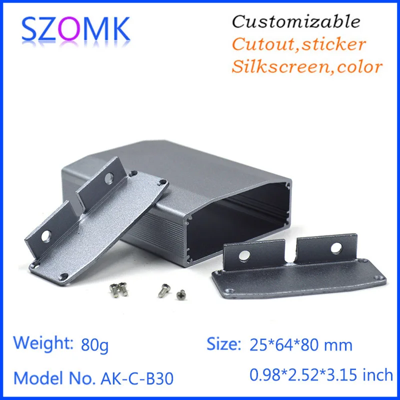 aluminum extrusion case szomk aluminum project box electronics enclosure for pcb aluminum amplifier housing box extruded junction box aluminum diy box pcb control enclosure electrical gps tracker outlet boxes  (4).jpg