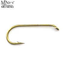 MNFT 500 шт./лот 10#12# медный цвет Острый мухобойка DIY рыболовный крючок заточенные Крючки из материала для завязывания мушек