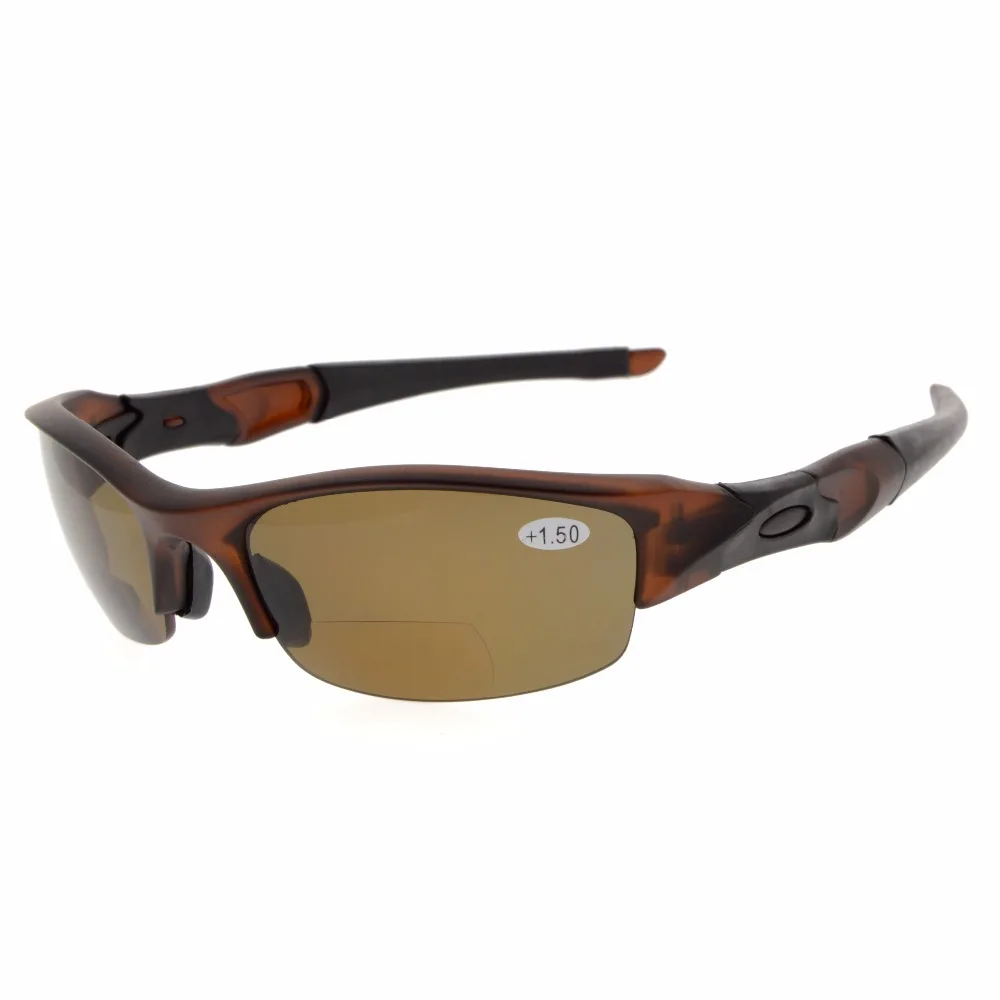 

TH6166 Bifocal Eyekepper TR90 Unbreakable Half-Rim Sports Sunglasses Bifocal Sunglasses Reading Glasses +1.0/+1.5/+2.0/+2.5/+3.0