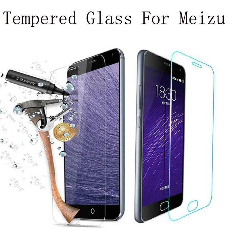 GerTong 2 шт. защитное закаленное стекло для Meizu M3 Note M2 Mini Pro 6 5 MX5 MX6 MX4 M1 Max защитный чехол-пленка