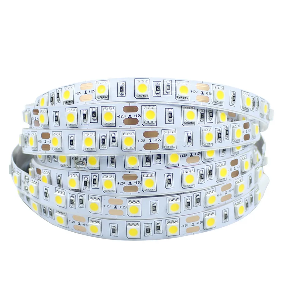 СВЕТОДИОДНЫЕ Полосы Света 5050 RGB 60Led/М Не водонепроницаемый Гибкие Светодиодные