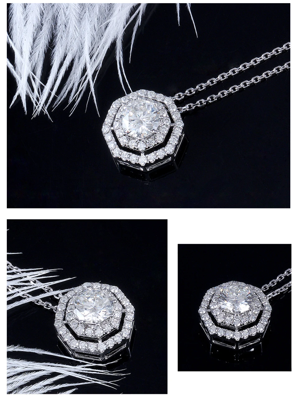moissanite pendant necklace (2)