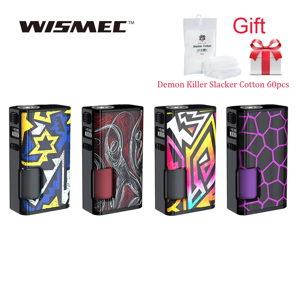 

Free Gift Wismec Luxotic Surface 80W Luxotic Surface Box MOD w/ 6.5ml squonk bottle Fits KESTREL Tank Electronic Cigarette Box