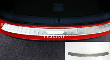

Fit for VW Volkswagen Tiguan II 2017-2020 Car Exterior Accessories Steel Chrome Outer Rear Bumper Protect Sill Trunk Plate 1pcs
