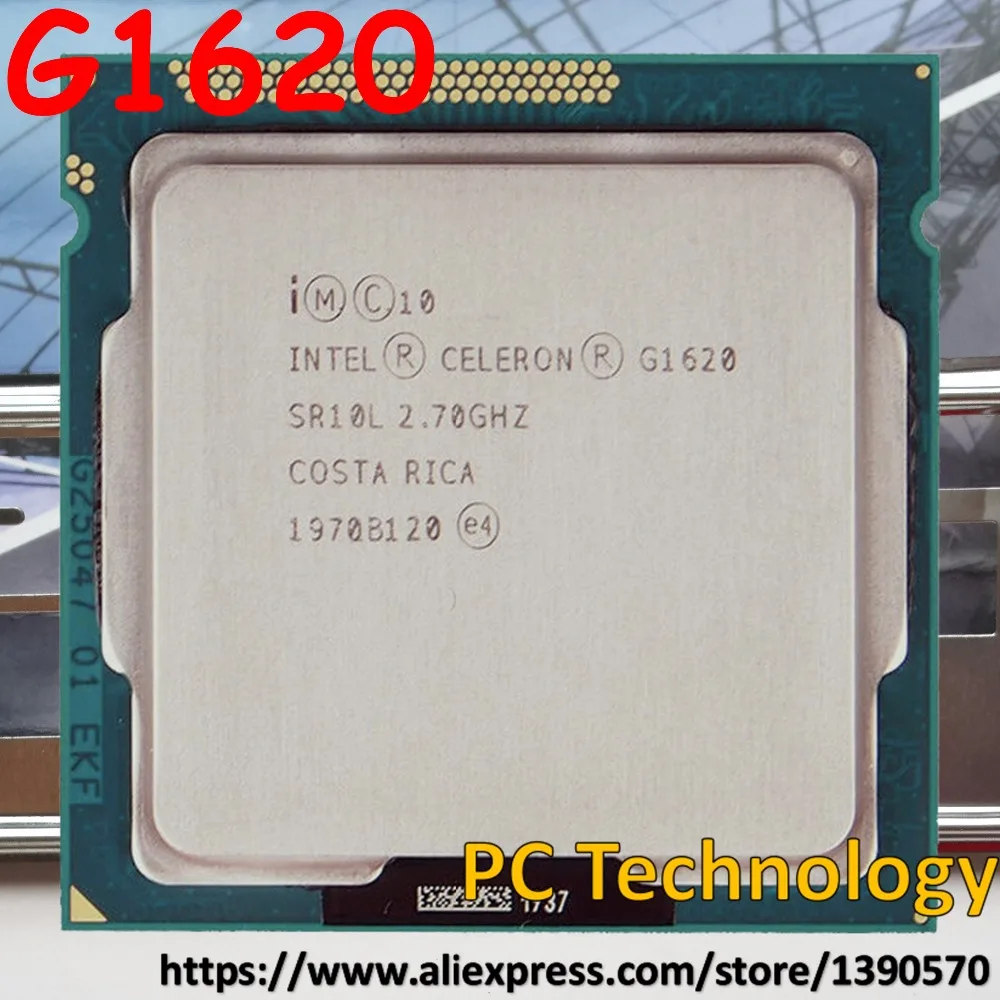 Оригинальный процессор Intel Celeron G1620 2 7 ГГц Мб LGA1155 для настольного компьютера
