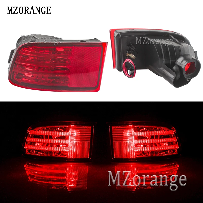 

MZORANGE Rear Bumper Reflector Tail Fog Light Brake Housing For Toyota Land Cruiser Prado(J120) GRJ120 TRJ120 FJ120 2002-2009