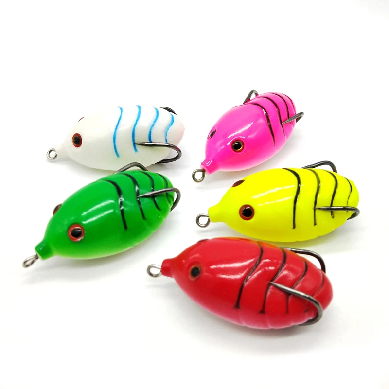 1PC Fishing Lures Fake Bait Frog Lure 5.5cm 12g Floating Water Large