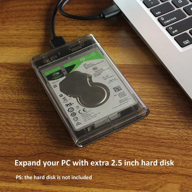 Внешний жесткий диск 2 5 дюйма прозрачный с USB 3 0 на SATA III UASP HD|Компьютерные кабели и