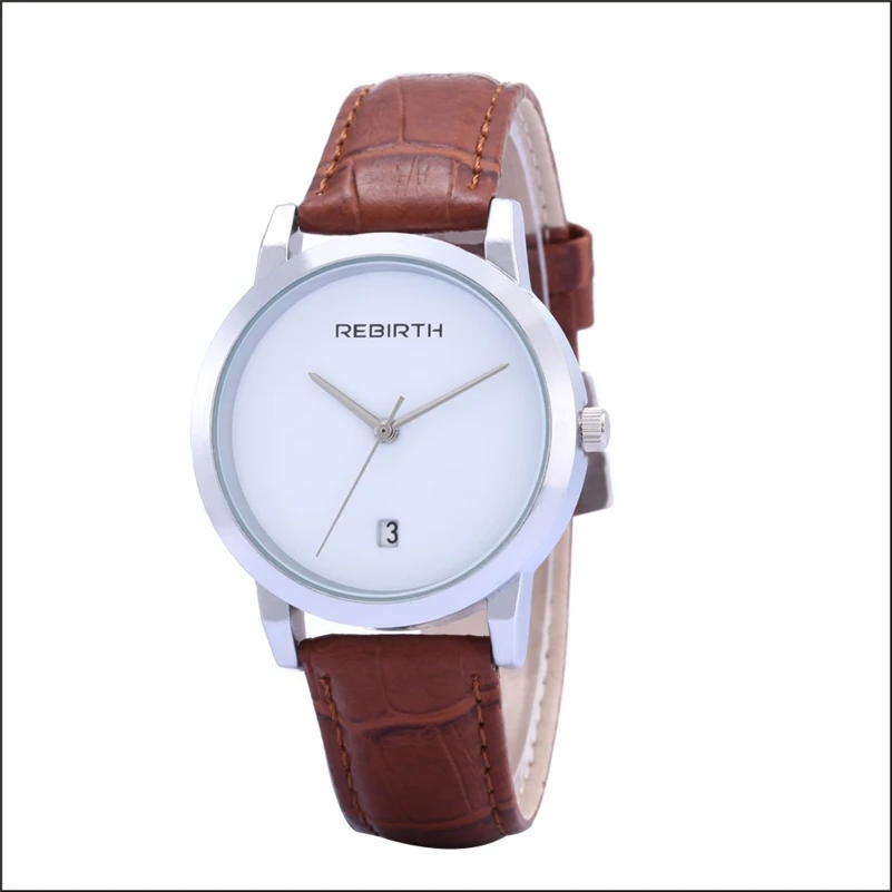 

High Quality Rebirth Brand Date Displaying Analog Watches Hot Sales Fashion Quartz Watches New Designer Lady Watches