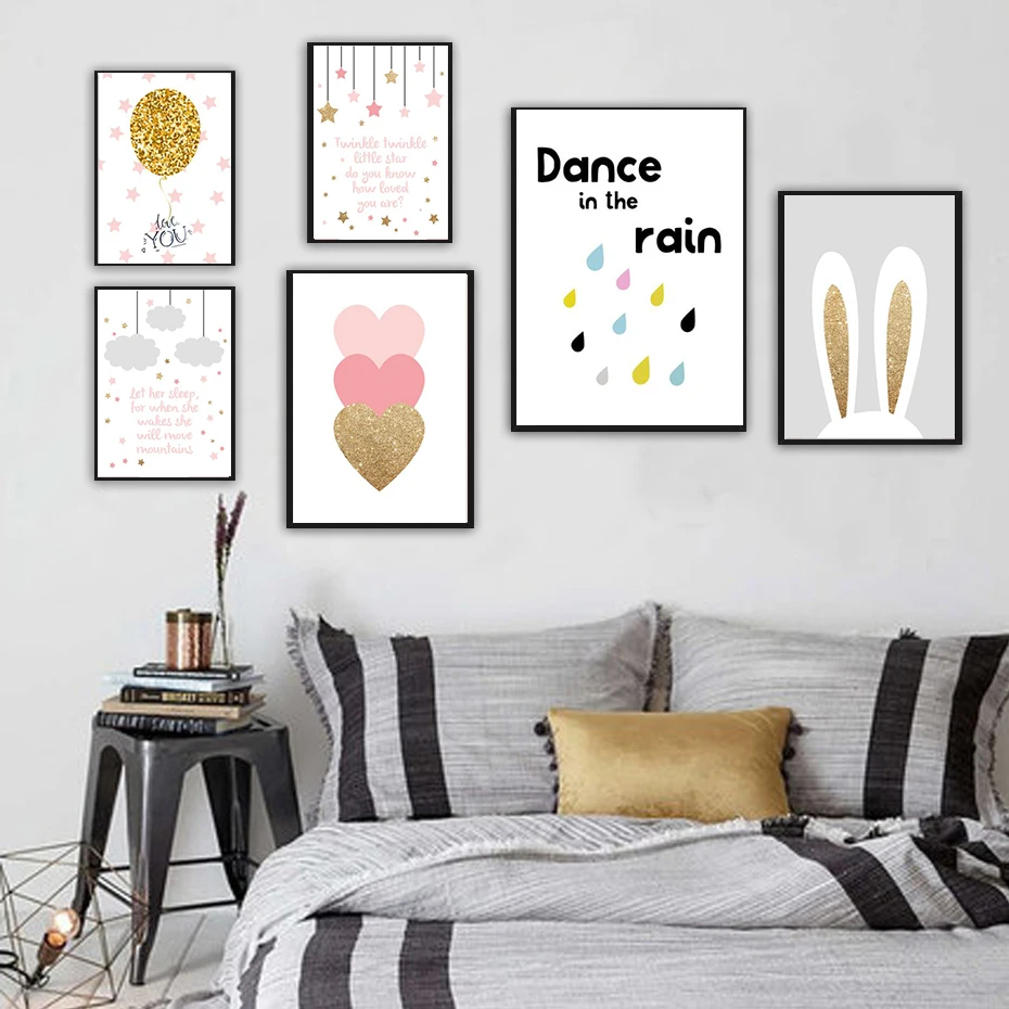 

Angel's Art Unframed DANCE IN THE RAIN Print Wall Decor Poster