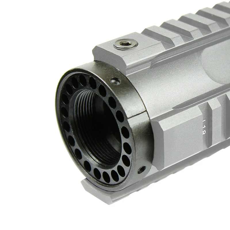 

Tactical Standard Barrel Nut with Steel Jam Nut Ring for Free Float Quad Rail 223/5.56 Hunting Gun Accessories Outdoor