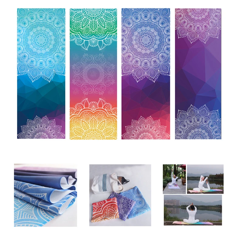 

TPE Yoga Mat Pad Non-slip Slimming Exercise Fitness Gymnastics Mat Body Building Esterilla Pilates