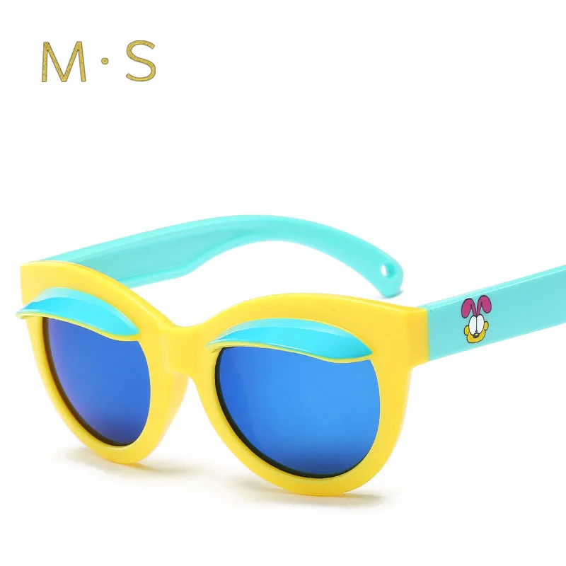 Солнцезащитные очки MS Baby 100% поляризованные брендовые Детские солнцезащитные