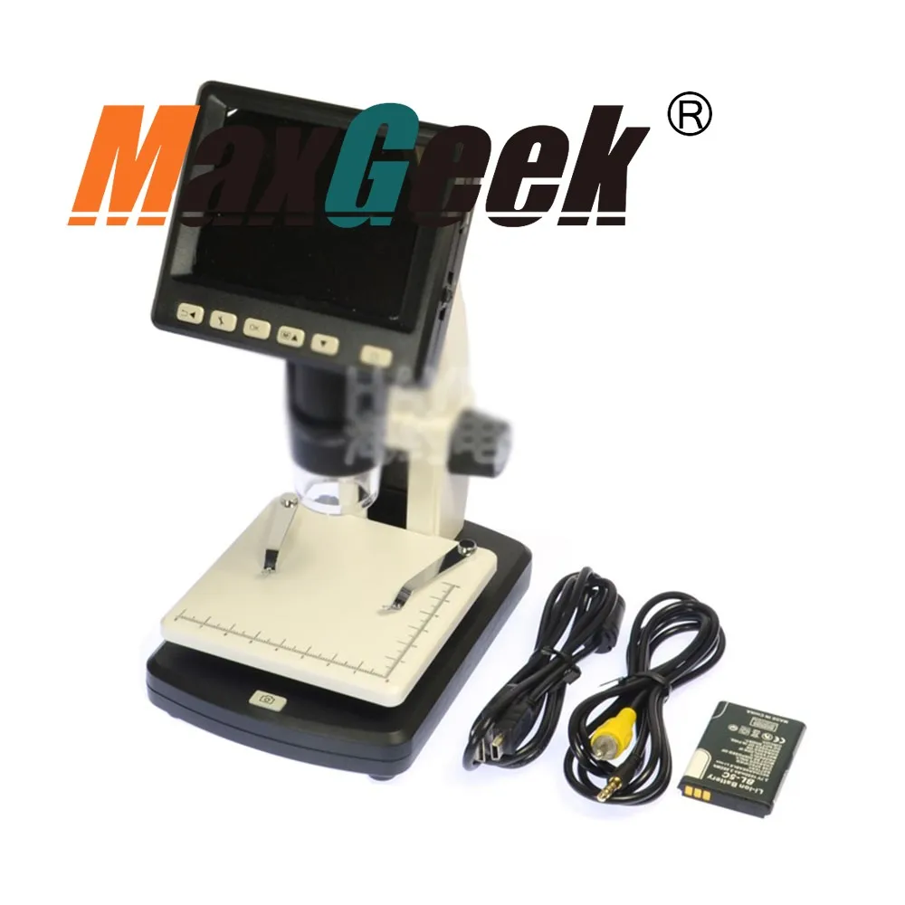 5MP HD 3.5" LCD 500X Desktop Digital Microscope Magnifier PC USB TV Camera Video Recorder
5MP HD 3.5" LCD 500X Desktop Digital Microscope Magnifier PC USB TV Camera Video Recorder