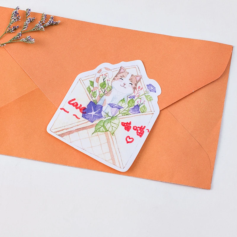 1 шт. (30 листов) Креативные наклейки N times paste Lovely cat memo pads Mail notes/hand accounts/удобные для