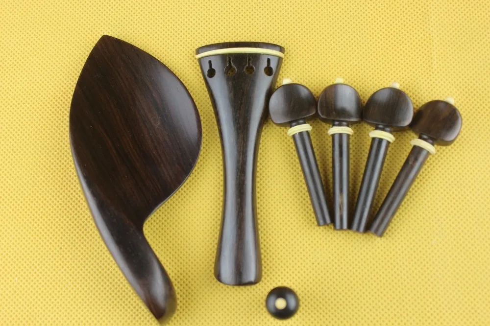 

New top undyed ebony Luthier violin parts full size 4/4, violin accessories