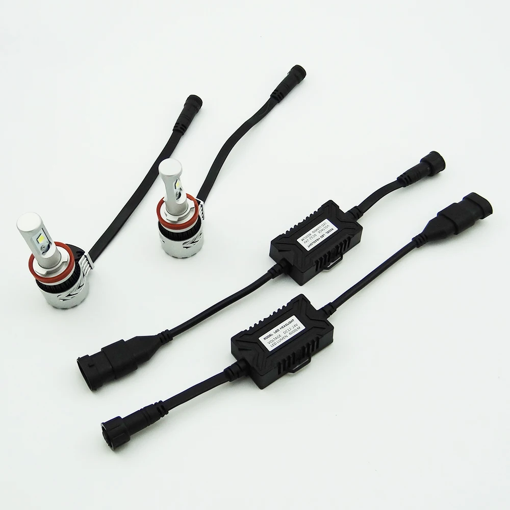 Xenplus 1 комплект G8 светодиодный HeadlightH7 H4 H8 H9 H11 HB3 HB4 H13 72W фары для 12000LM XHP50 Cree чип Turbo