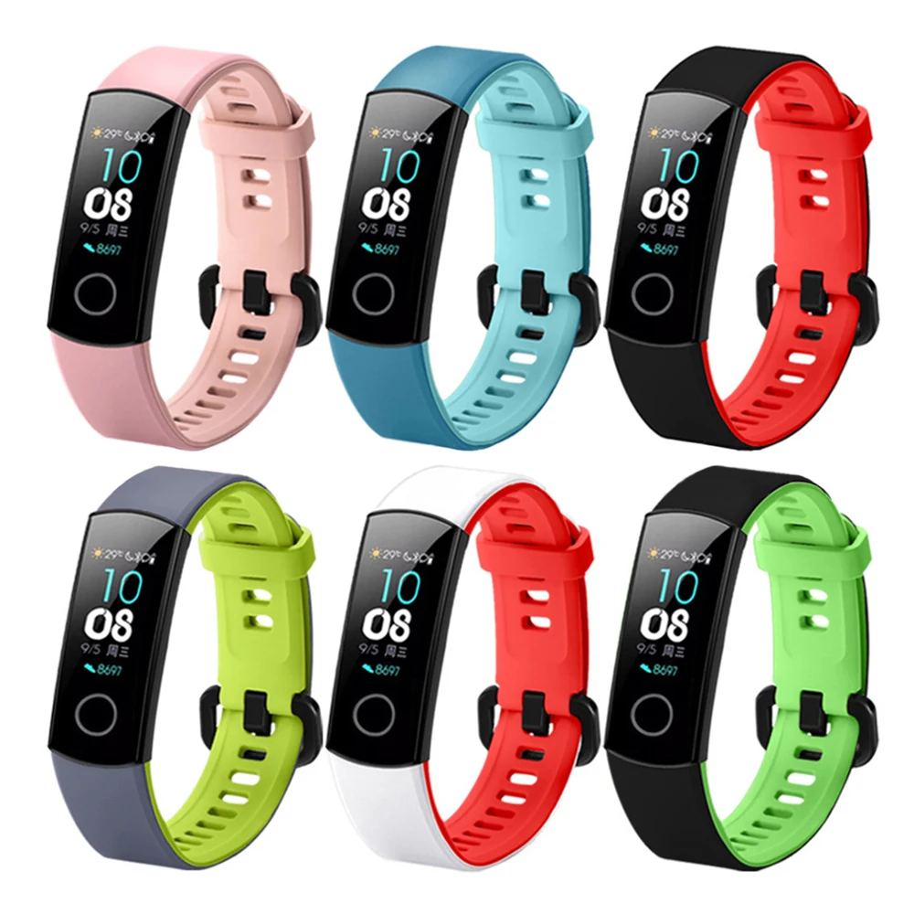 Умный Браслет для huawei Honor Band 4 ремешок Amole силиконовый цветной экран фитнес трекер