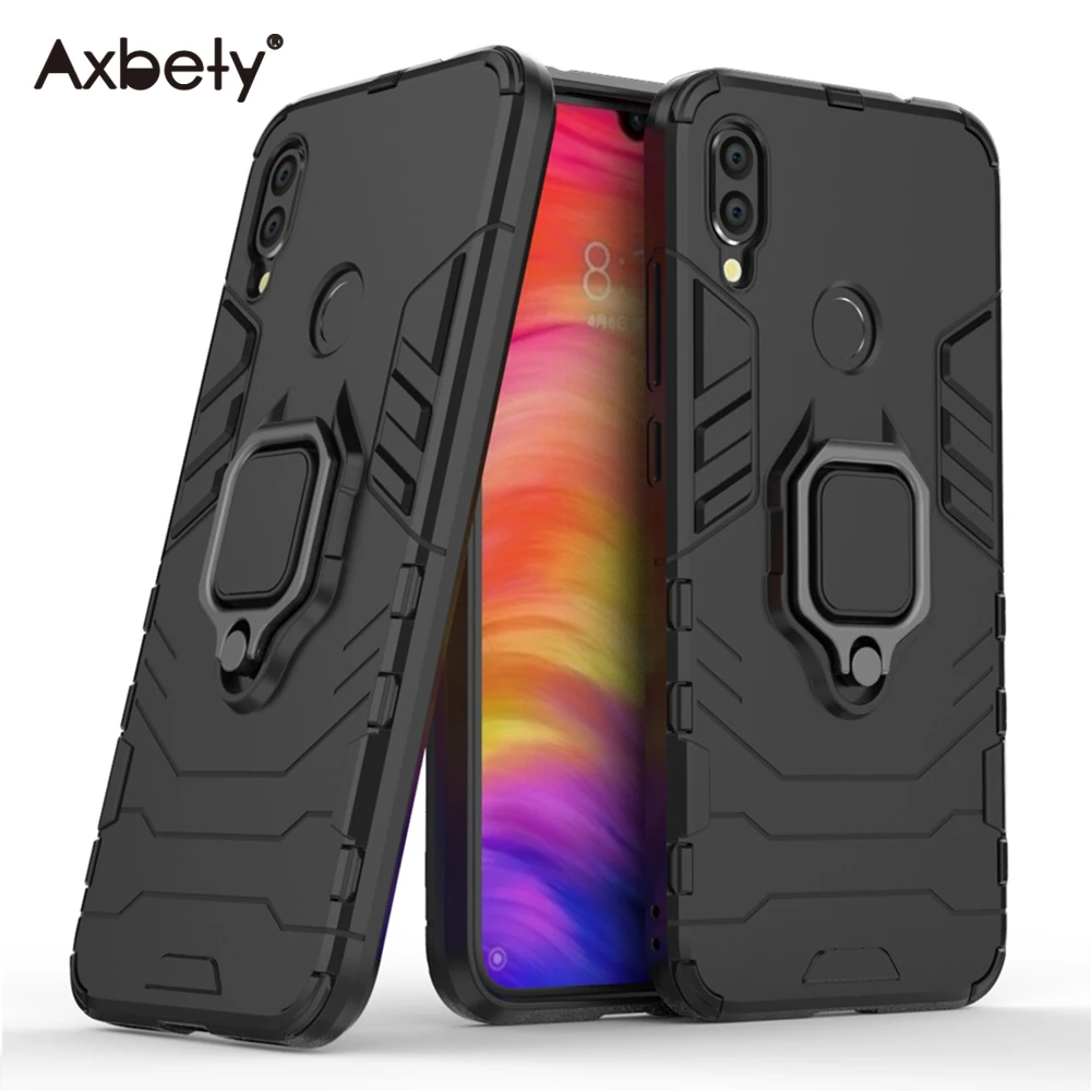 

For Xiaomi Redmi Note 8 K20 Pro Case Armor Kickstand Hybrid Cover For Redmi 7A Note 7 5 6 Pro 4X Magnetic Ring Shockproof Case