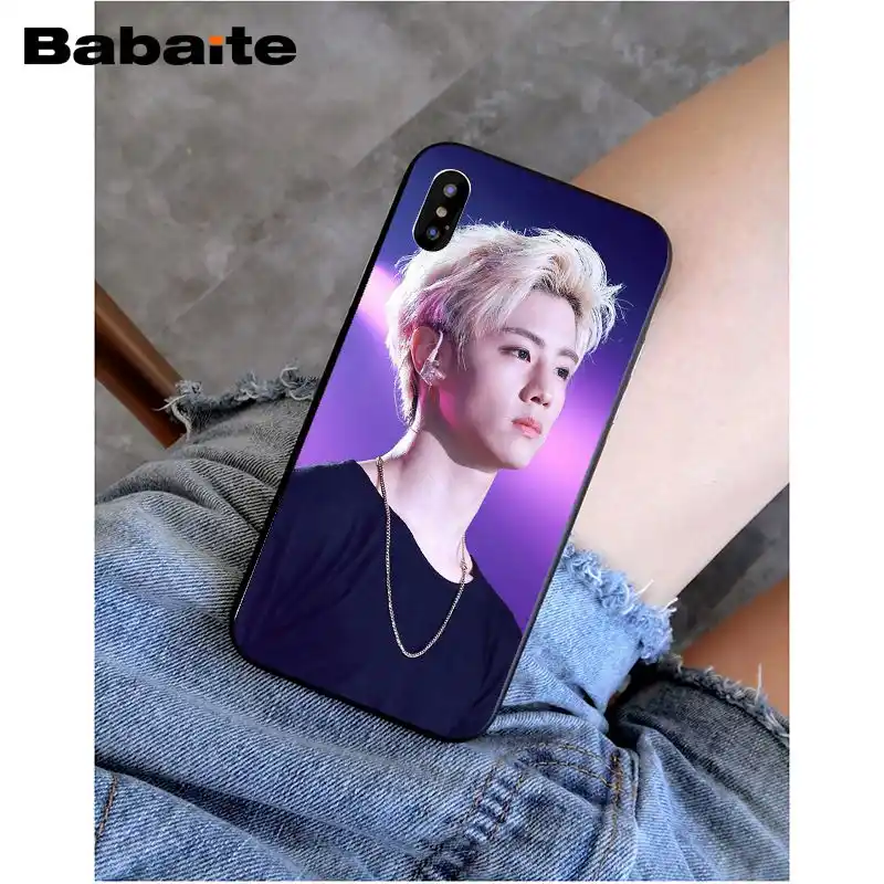 Babaite Got7 Jinyoung ジャクソンマーク壁紙塗装スマート電話ケース Iphone 5 5s 5c Se と 6 6s 7 7 プラス 8 8 プラス電話ケース Aliexpress