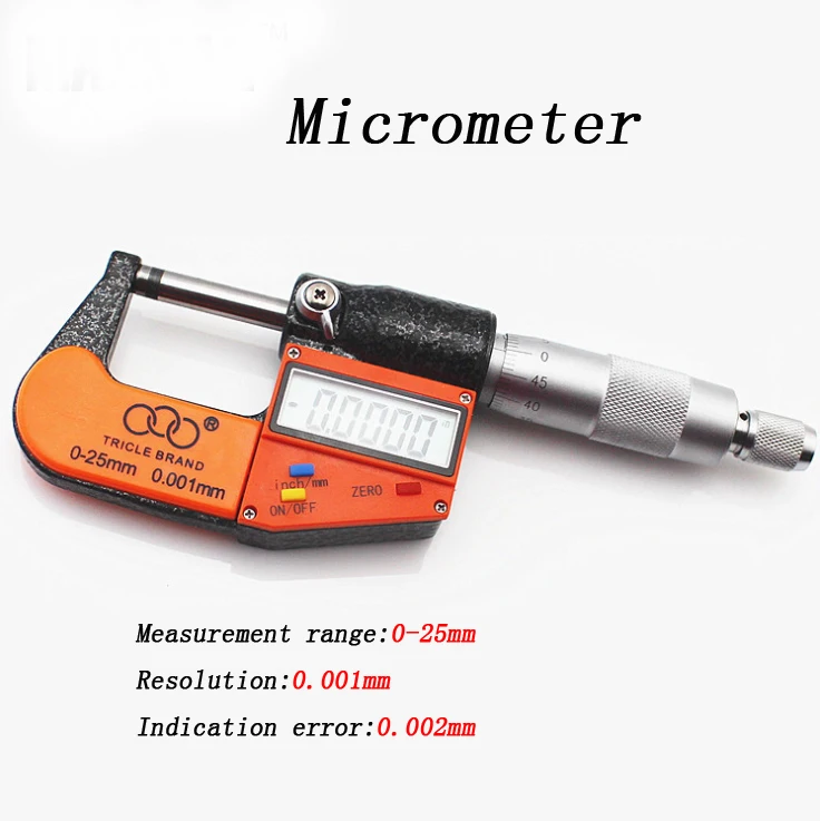 Buy 0 25mm Resolution 0.001mm Outside Digital