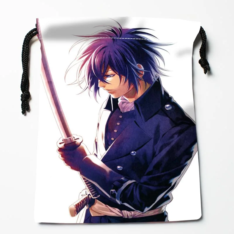 Custom Hakuouki Shinsengumi Kitan Drawstring Bags Custom Printed gift bags More Size 27x35cm Compression Type Bags